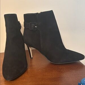 Marc Fisher Black Heeled Boots
